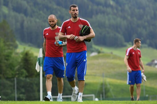 Football. National team training session