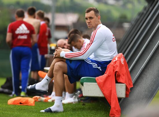 Football. National team training session