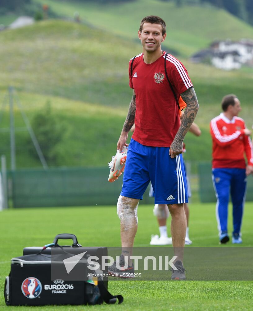 Football. National team training session