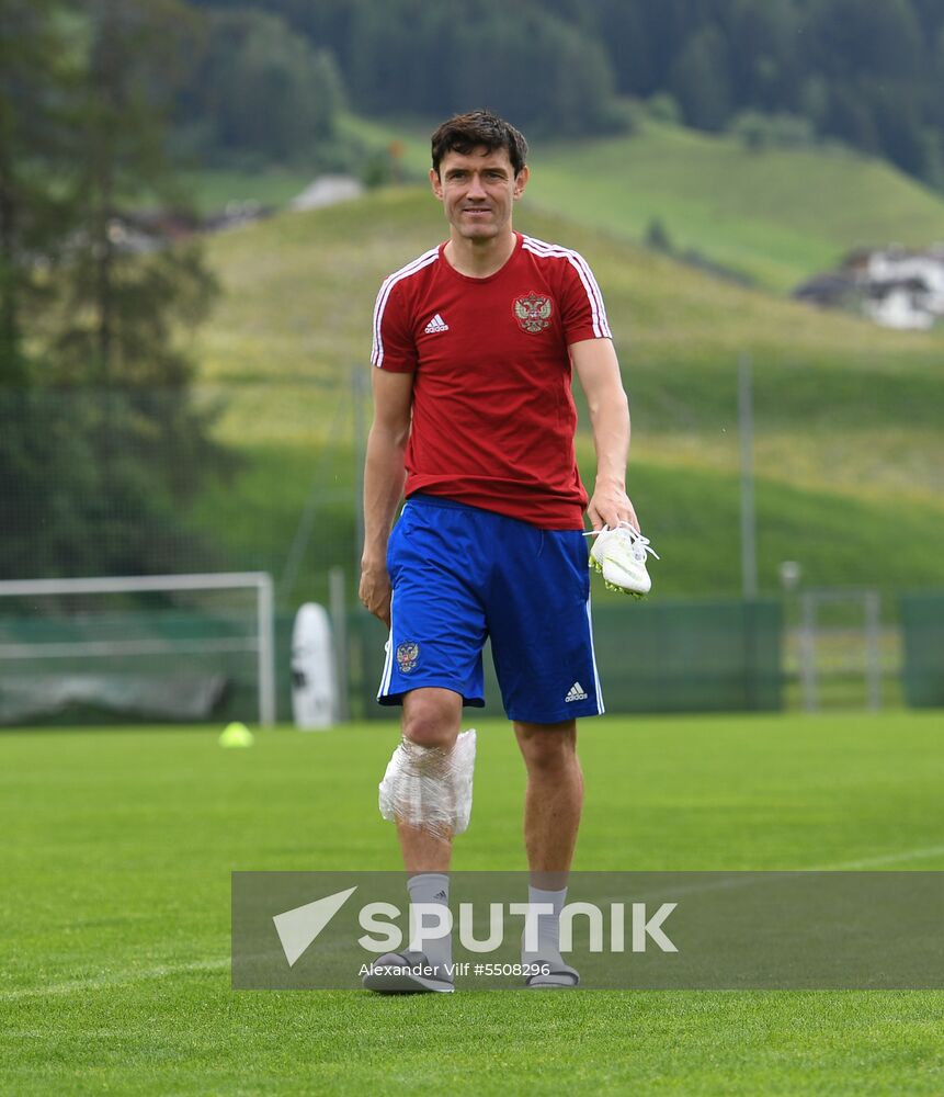 Football. National team training session
