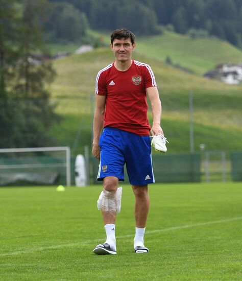 Football. National team training session