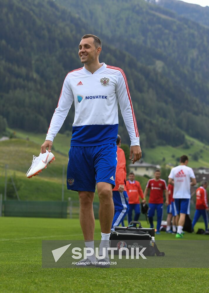 Football. National team training session