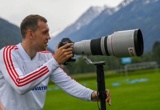 Football. National team training session