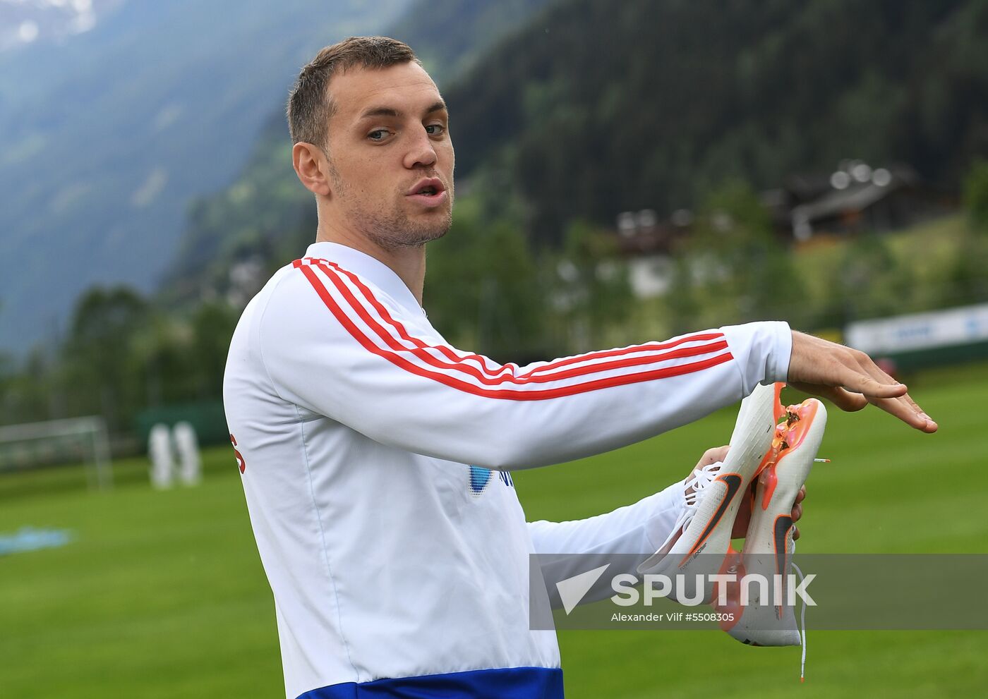 Football. National team training session