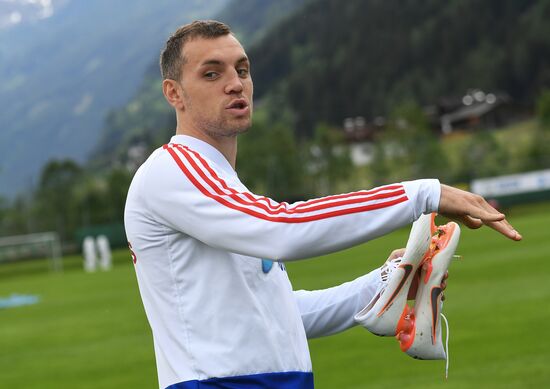 Football. National team training session