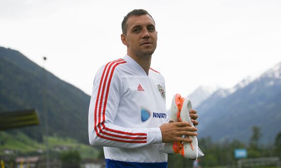 Football. National team training session