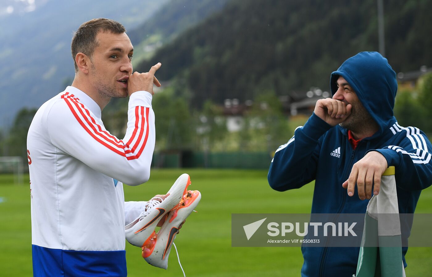 Football. National team training session