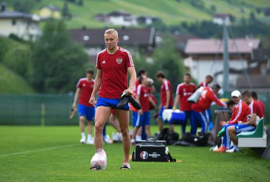 Football. National team training session