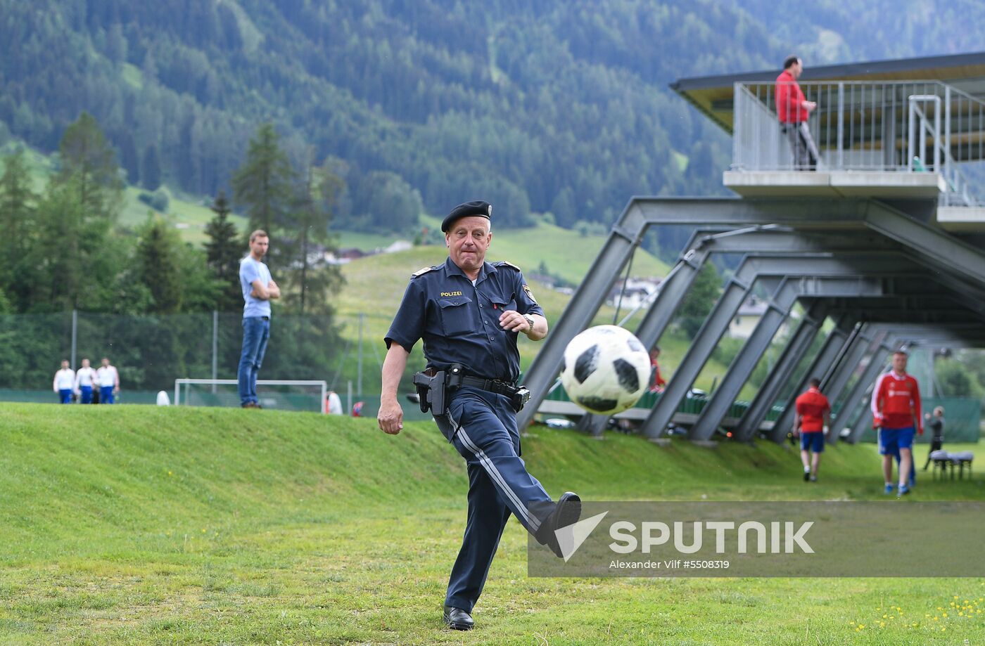 Football. National team training session