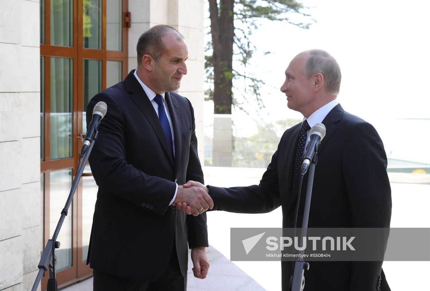 President Vladimir Putin meets with President of Bulgaria Rumen Radev