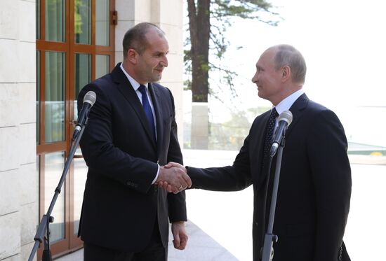 President Vladimir Putin meets with President of Bulgaria Rumen Radev