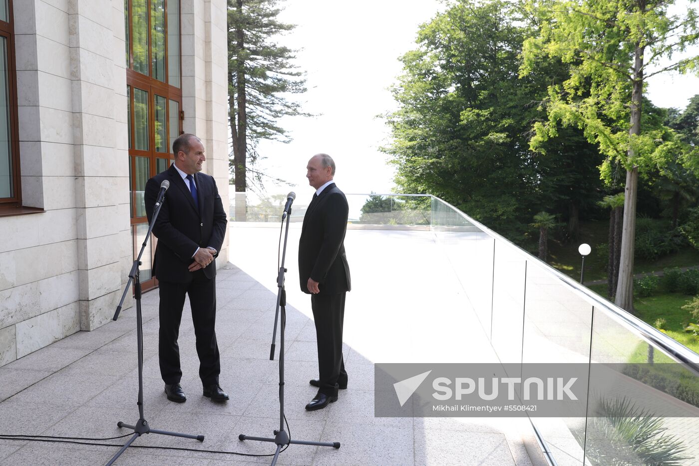 President Vladimir Putin meets with President of Bulgaria Rumen Radev