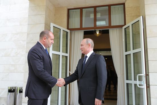 President Vladimir Putin meets with President of Bulgaria Rumen Radev