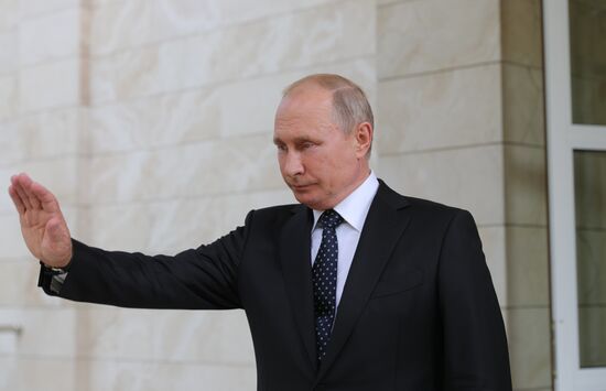 President Vladimir Putin meets with President of Bulgaria Rumen Radev
