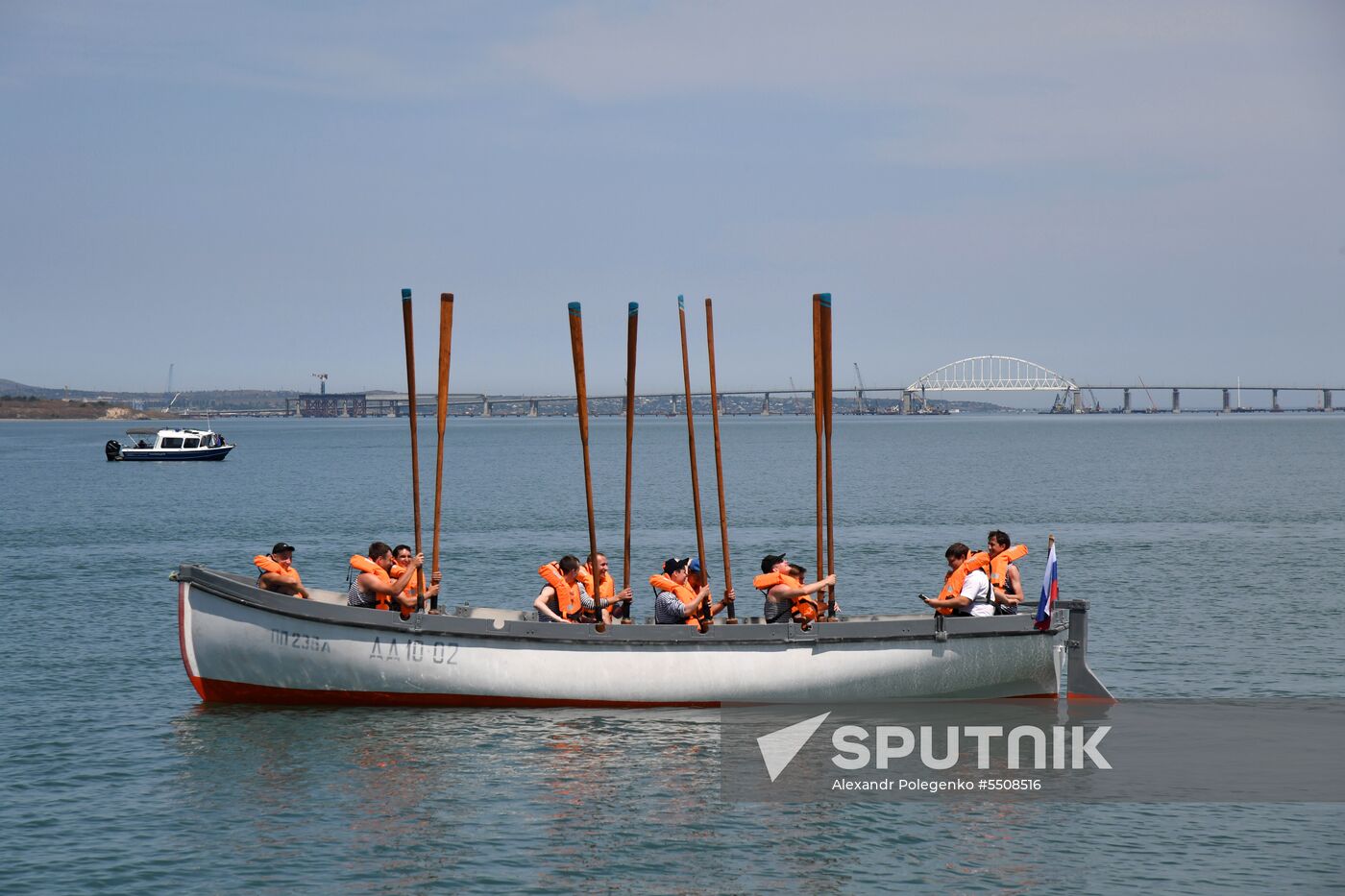 Crimean Bridge blessed in Kerch