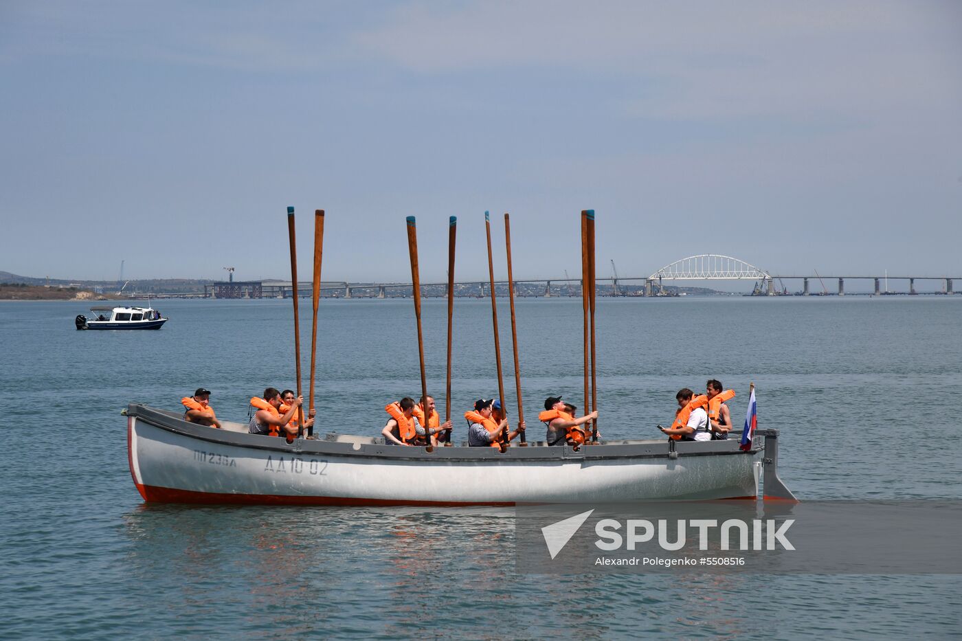 Crimean Bridge blessed in Kerch