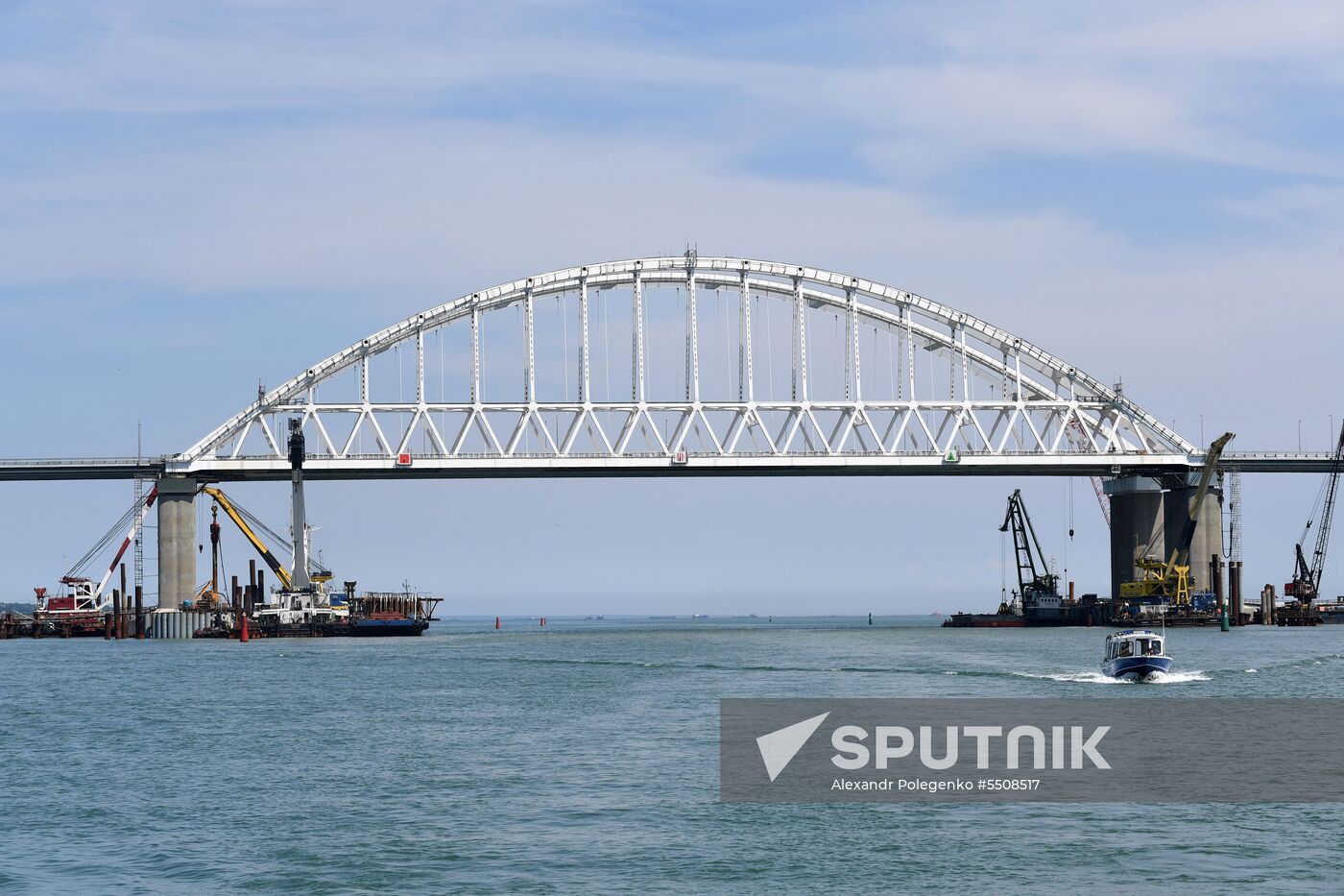 Crimean Bridge consecrated in Kerch