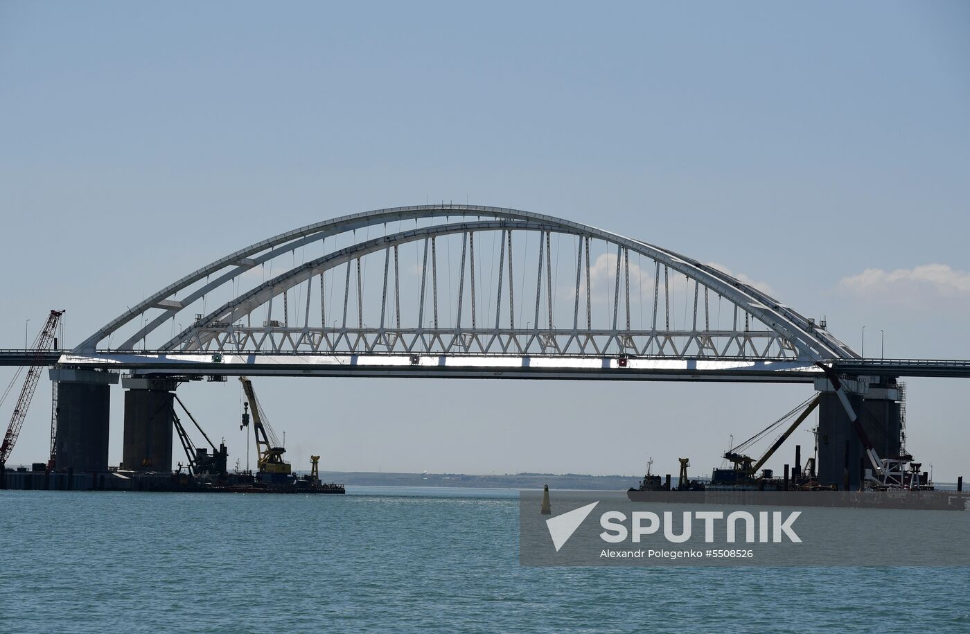 Crimean Bridge blessed in Kerch