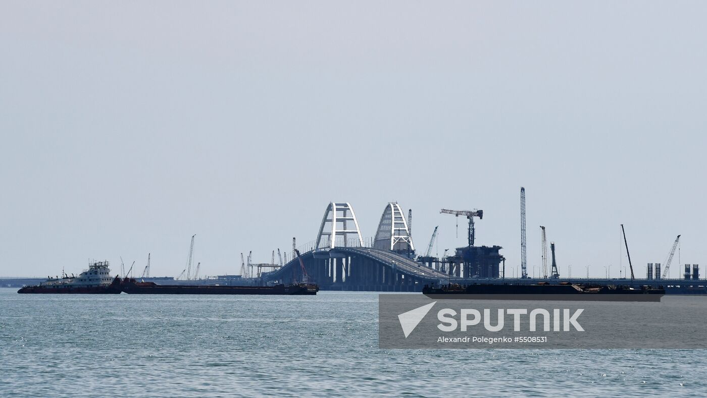 Crimean Bridge consecrated in Kerch