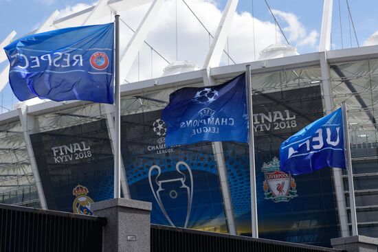Preparations for UEFA Champions League finals in Kiev