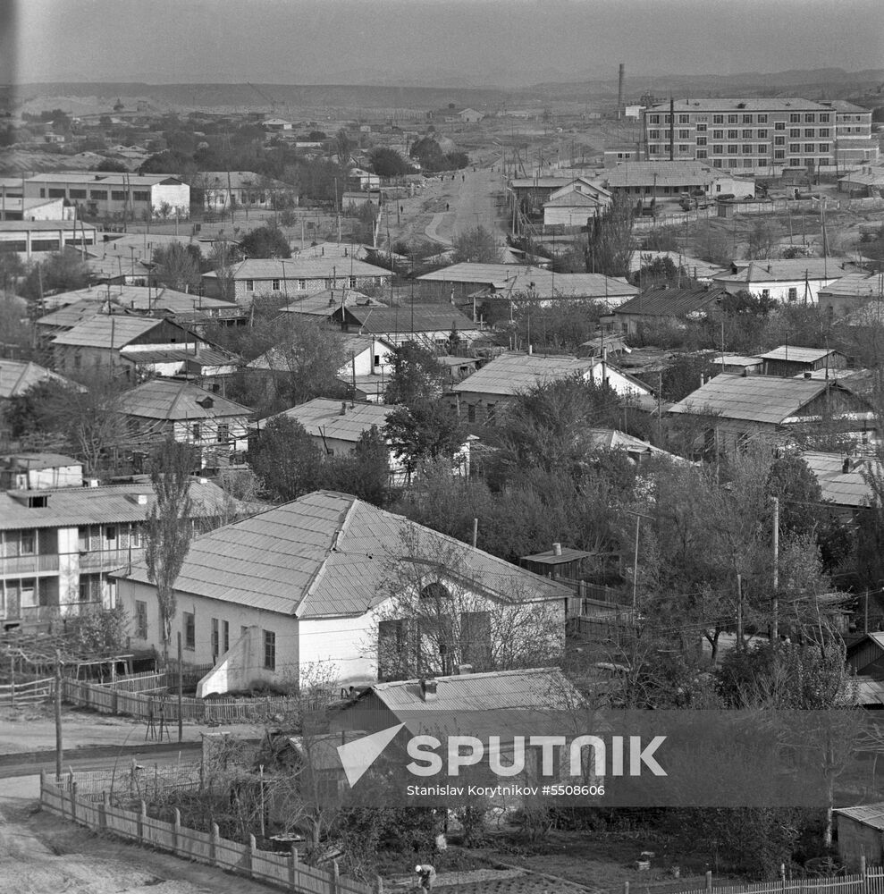 Gaurdak city in Turkmenia