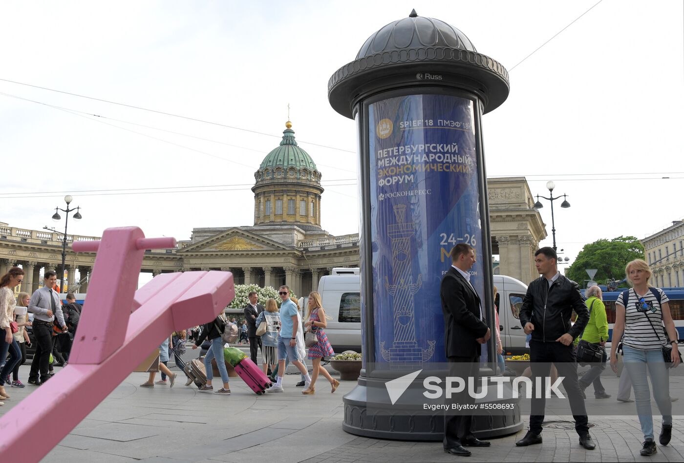 Preparations for SPIEF 2018