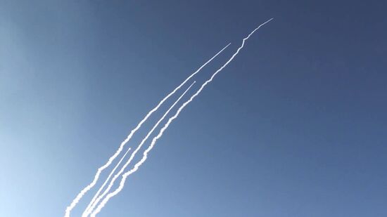 Four Bulava ballistic missiles launched at Kura training ground from submarine cruiser Yury Dolgoruky