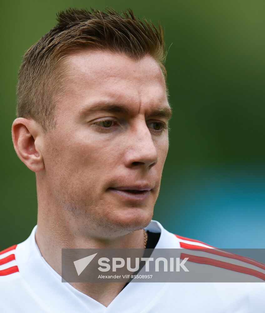 Football. Russian national team's training session