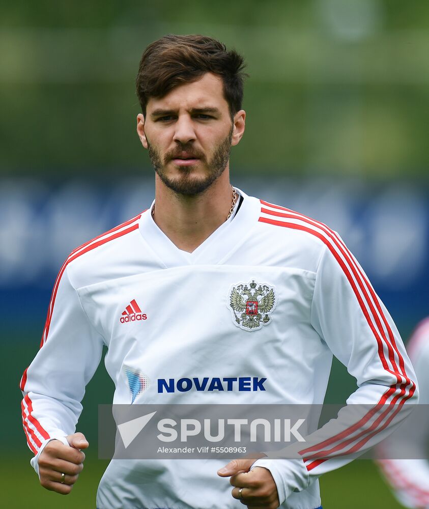 Football. Russian national team's training session