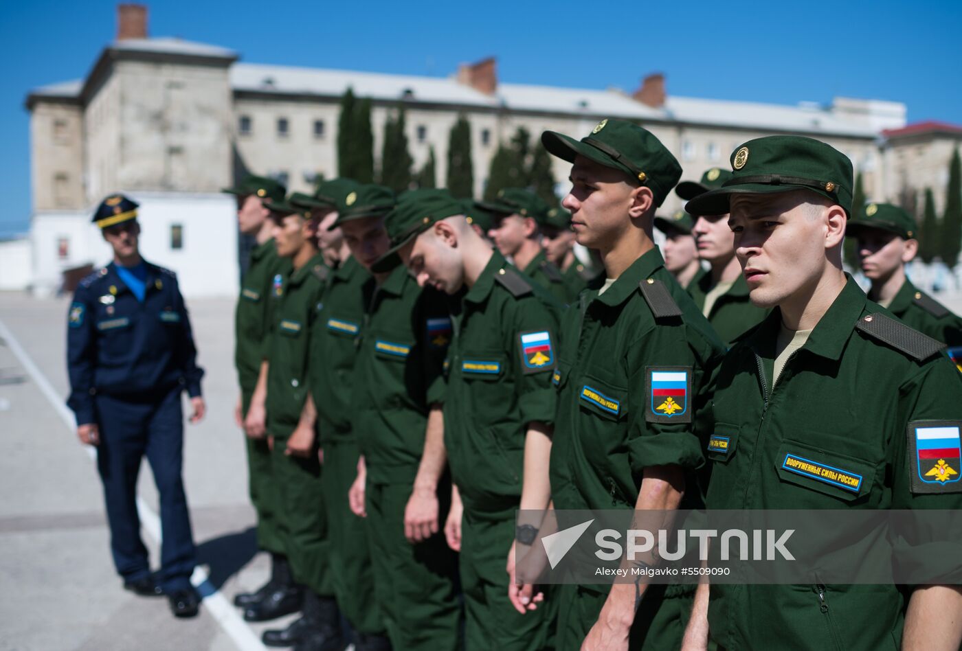 Sevastopol draftees depart for military service
