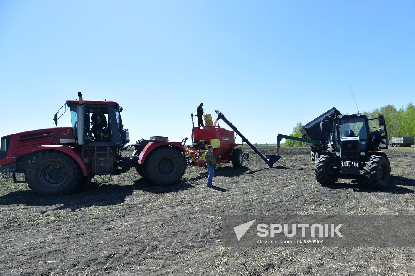 Spring sowing in Chelyabinsk Region