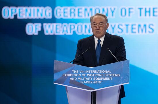 KADEX 2018 international weapons exhibition in Astana