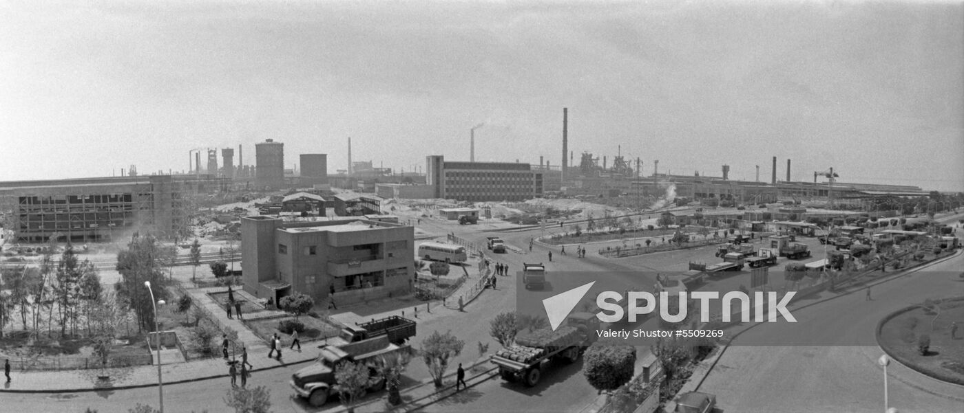 Helwan city in Egypt