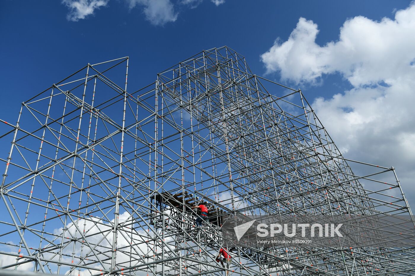 Arranging fan zone for 2018 FIFA World Cup by Moscow State University