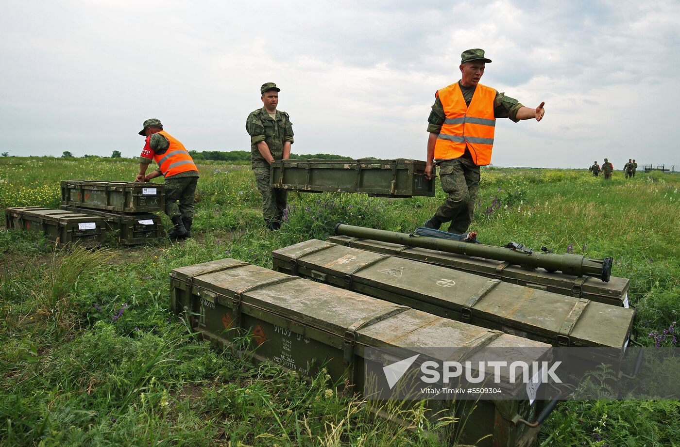 All-army stage of 2018 Clear Sky Contest in Krasnodar Territory