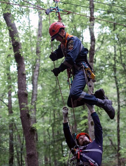 Kuban-Spas emergency rescue service holds drill in Krasnodar Territory mountains