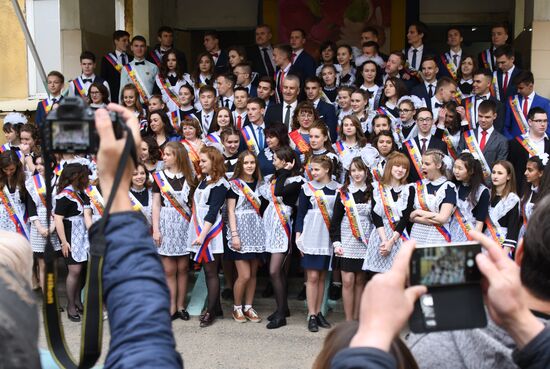 Last Bell celebrations in Russia's regions