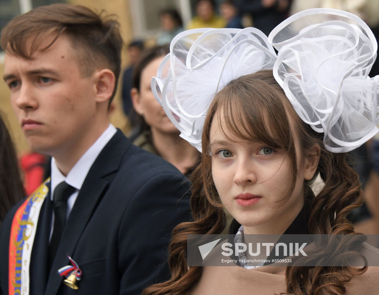 Last Bell celebrations in Russia's regions