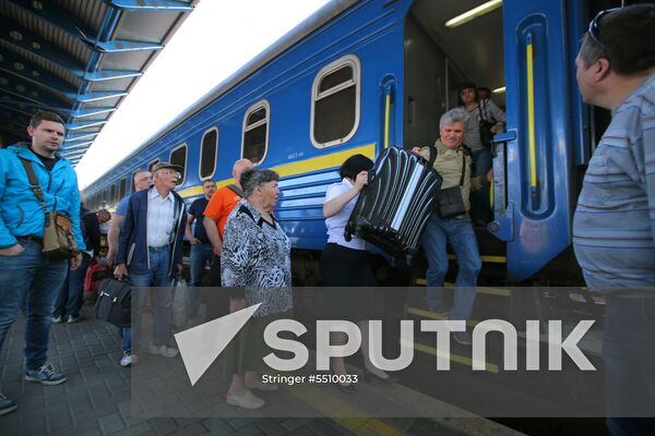 Moscow Kiev train