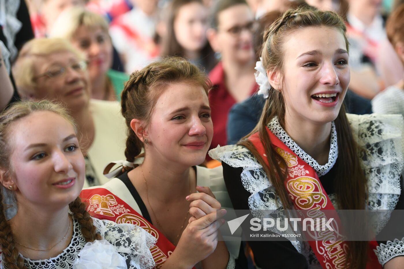 Last Bell celebration in Moscow