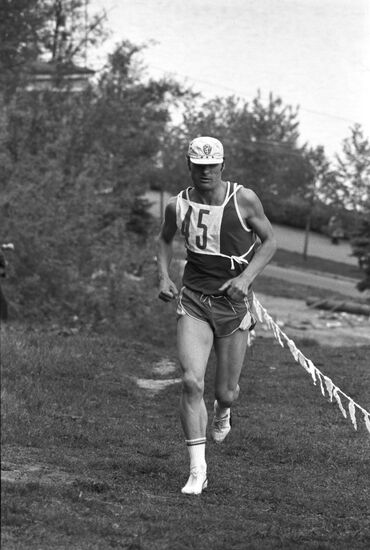Soviet pentathlete Boris Onishchenko