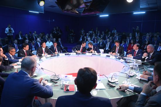 St. Petersburg International Economic Forum. Day One