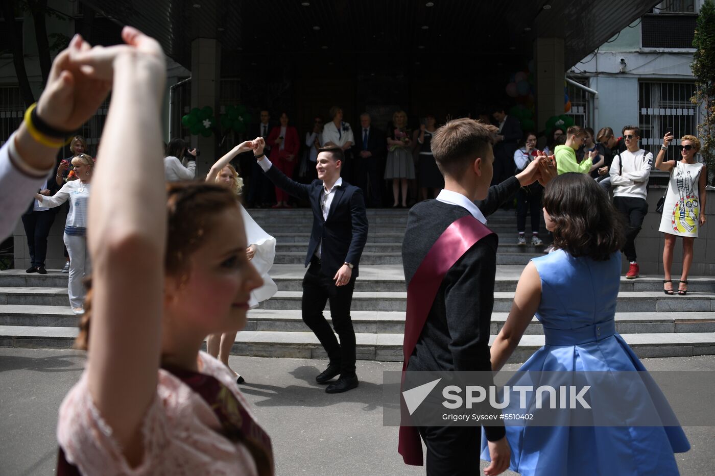 Last Bell celebration in Moscow