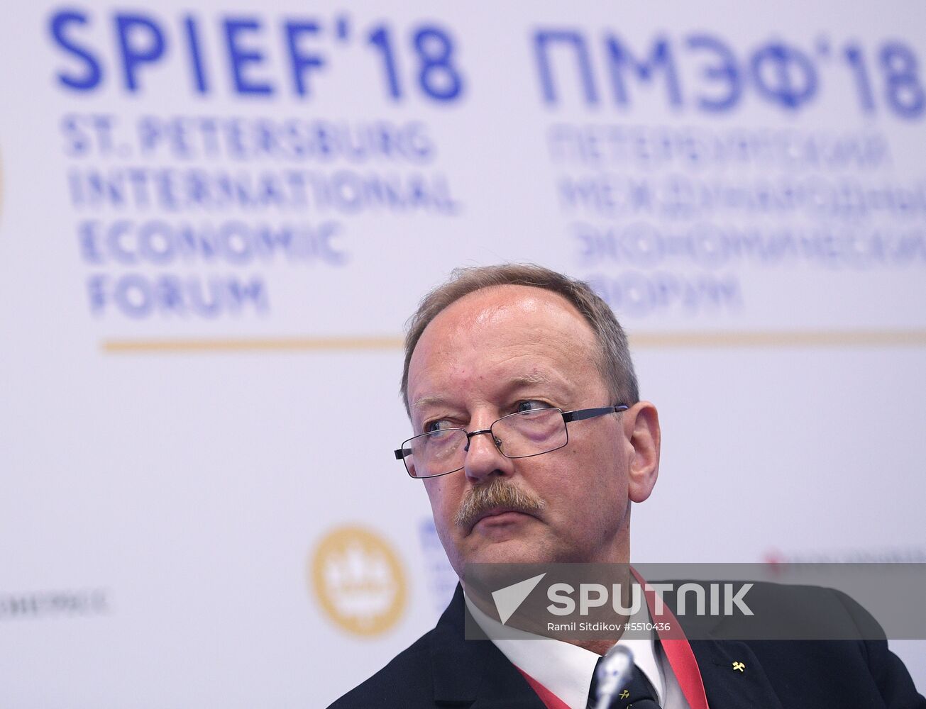 Rossiya Segodnya stand during day one at St. Petersburg International Economic Forum