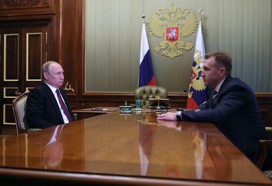 President Putin holds a number of meetings in St. Petersburg