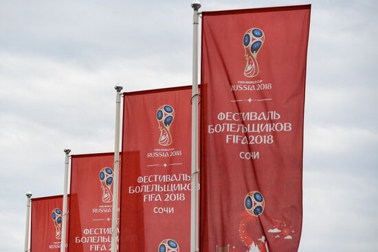 Preparations for 2018 FIFA World Cup in Sochi