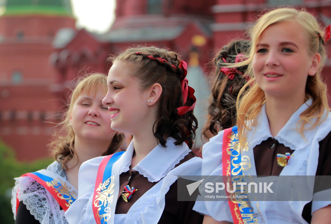 Last Bell celebration in Moscow