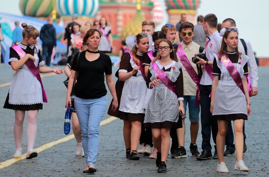 Farewell Bell celebration in Moscow