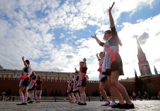 Farewell Bell celebration in Moscow
