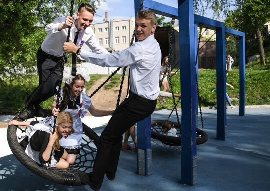 Farewell Bell celebration in Moscow